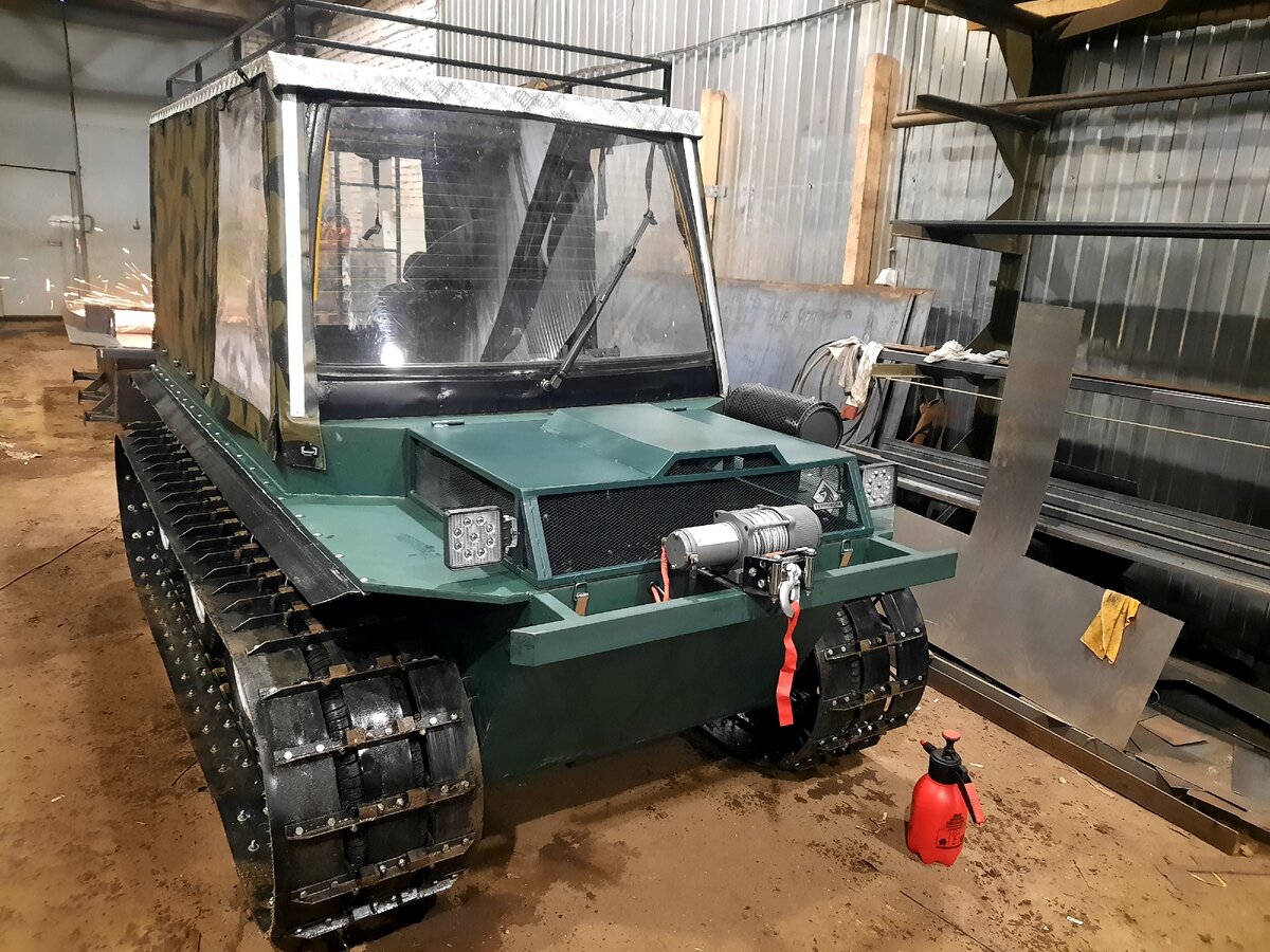 Гусеничный вездеход "Техноволк", двигатель 24 л.с.