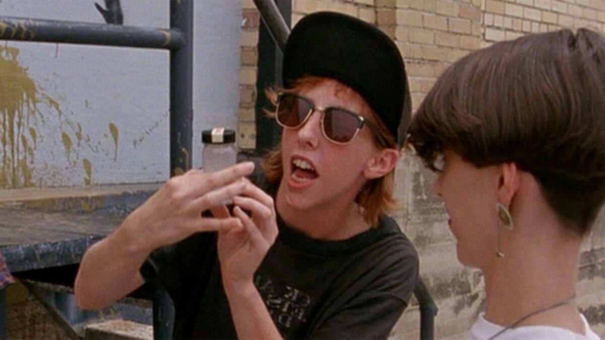 Кадр из фильма "Халявщик", 1991 г.