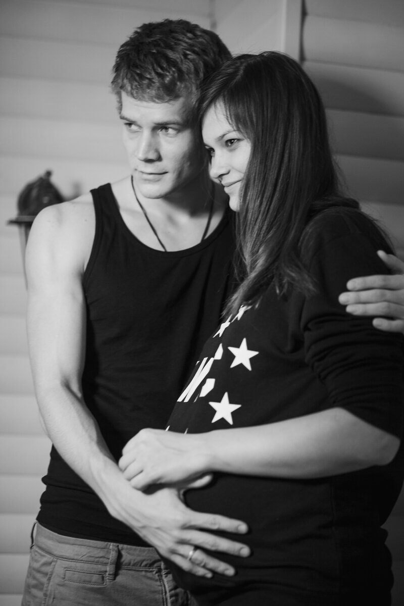 Беременна Лёвой