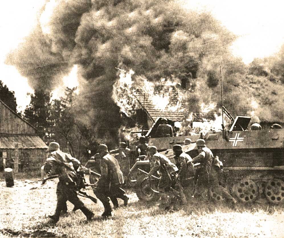 Немецкие войска, как инструмент решения продовольственного вопроса Европы, из индейце уже выжали к этому моменту все.