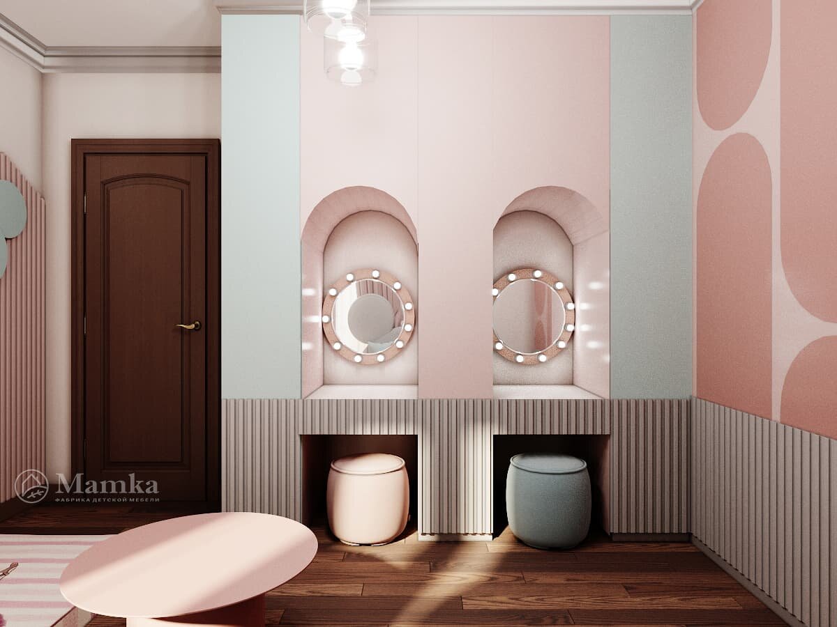 Оригинально оформленные туалетные столики