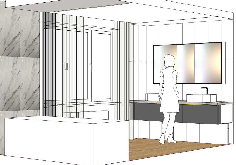 Ванная 2 этажа в фантазиях Главного Архитектора