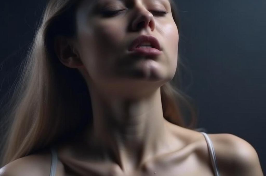 Кандинский 2.0: тревожная женщина не может дышать полной грудью и расстраивается