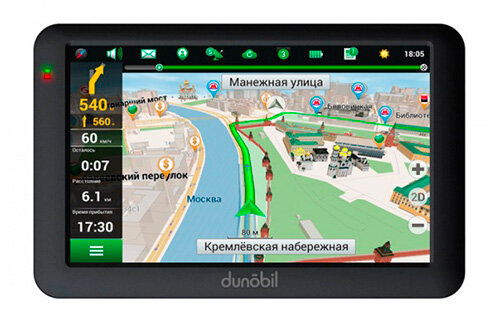 Dunobil Modern 5.0 – лучшие GPS-навигатор 2017 года относительно цены-качества. 