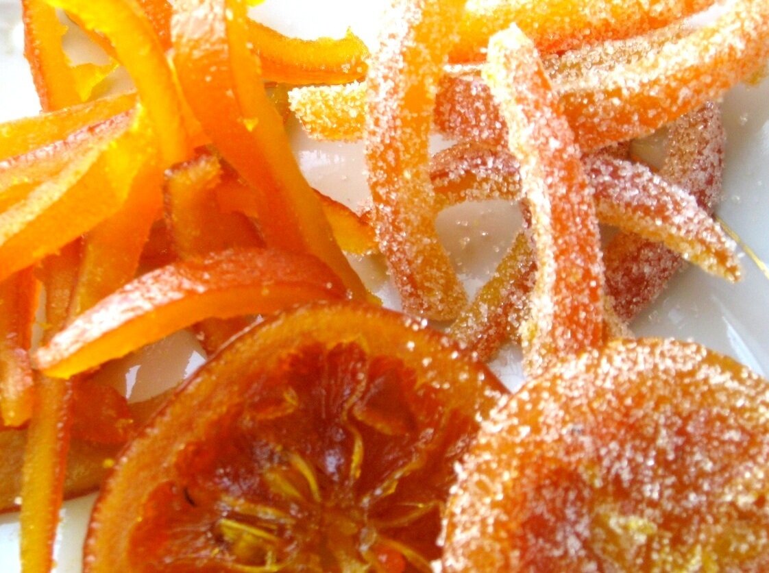 Апельсиновая цедра цукаты