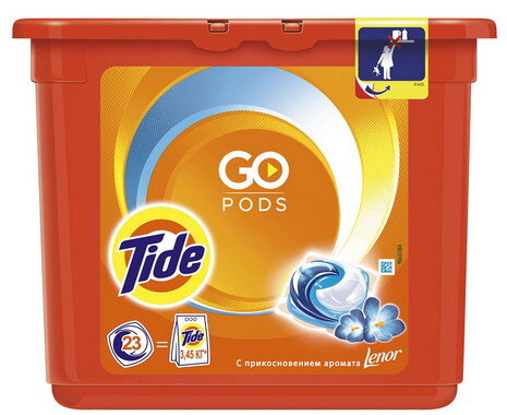 Tide Pods — это гель для стирки Tide в капсулах.