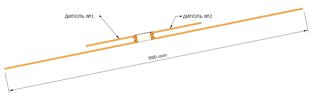Антенна диполь на Си-Би