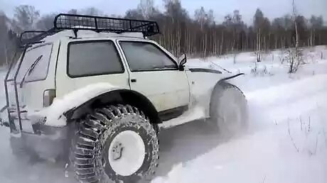 Вездеход из КАМАЗа и Оки