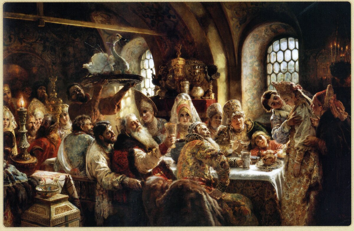 К. Маковский "Боярский свадебный пир в XVII веке"
1883