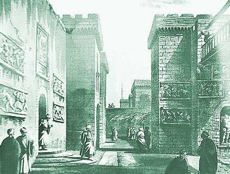 Старинная гравюра, Замок Святого Петра 