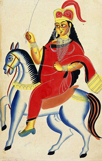 Неизвестный художник. Принцесса Джханси