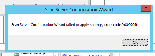 Scan server. Scan my server это. добавить сервер в сканы. failure 5212 welcome wizard failed or was cancelled.