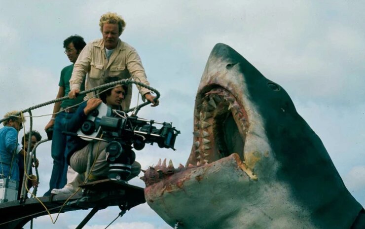 Съемки фильма "Челюсти", 1975 г. Фото: bigpicture.com.ua