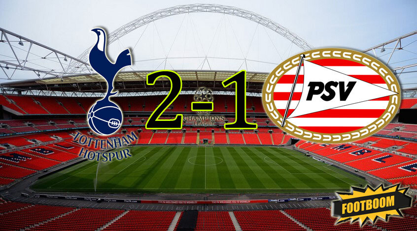 Тоттенхэм - ПСВ - 2:1. Видео обзор матча