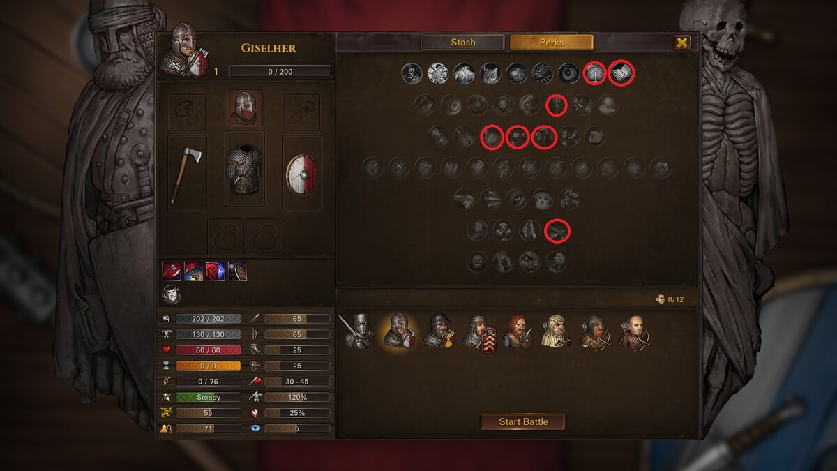 Обязательные перки для щитовика.