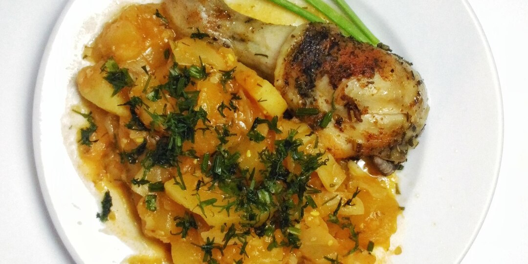 Рагу на мясном бульоне