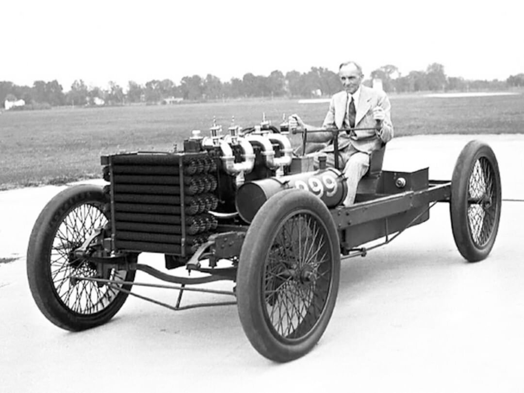 Автомобили 1896 года. Ford "999" (1902).