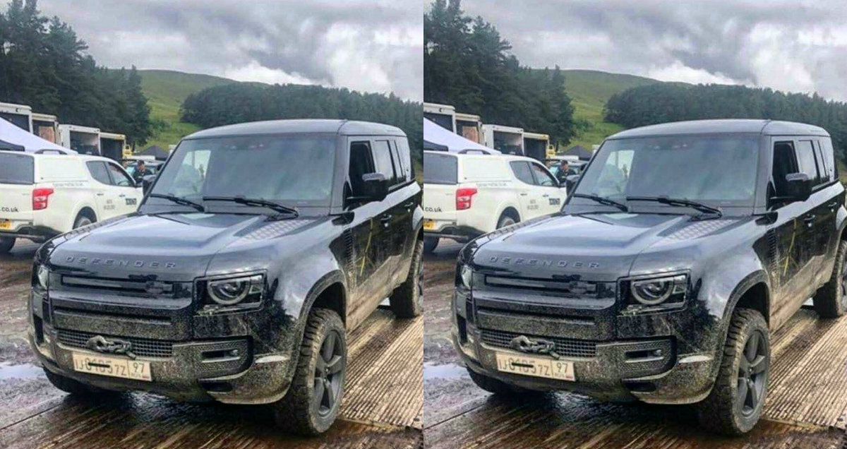 Land Rover Defender 2020. Фото со съёмок "Джеймса Бонда"