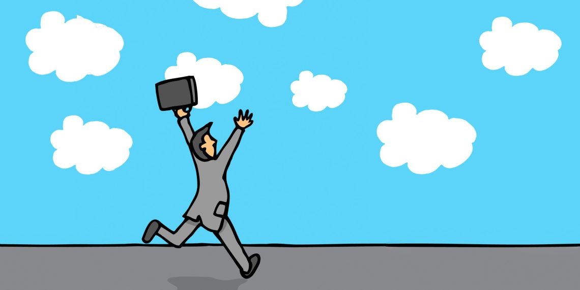 И это я, убегаю в закат с ненавистной работы) Взято на Яндекс.Картинках