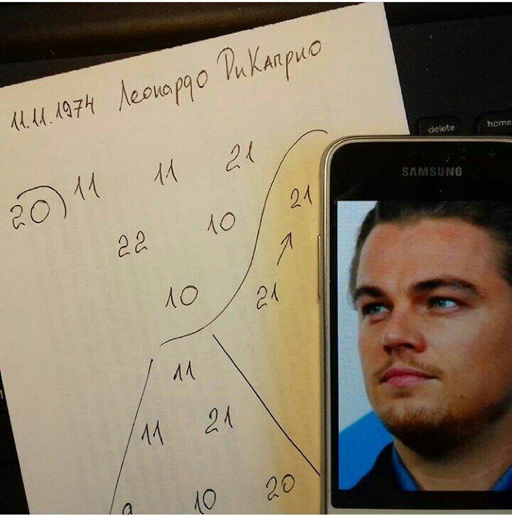 Но  - вернёмся к его нумерологической  карте!