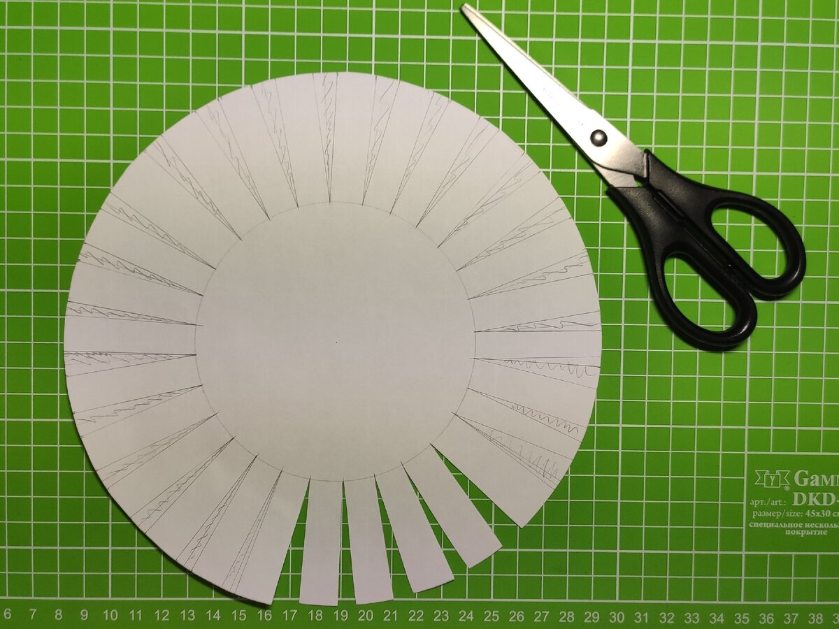 Разметка нижней части