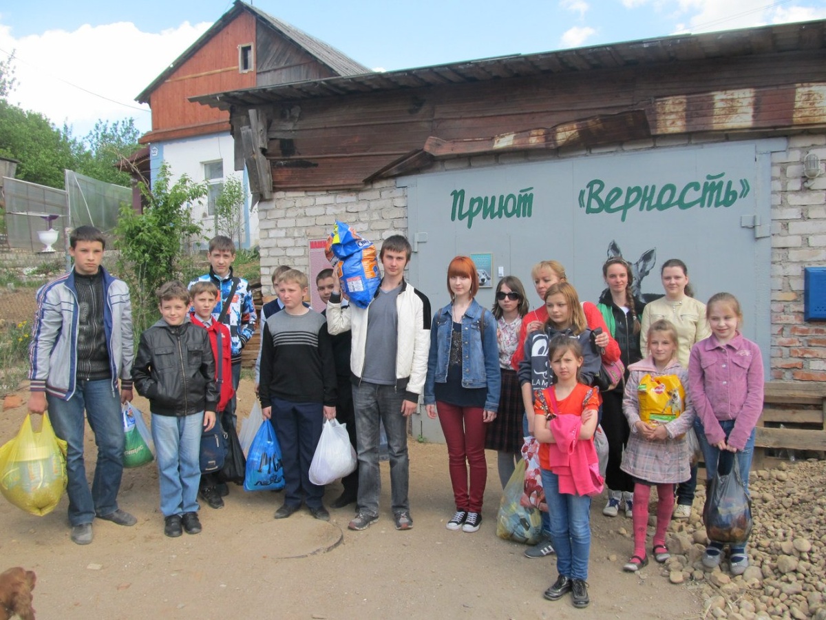 Наши гости в еще старом доме