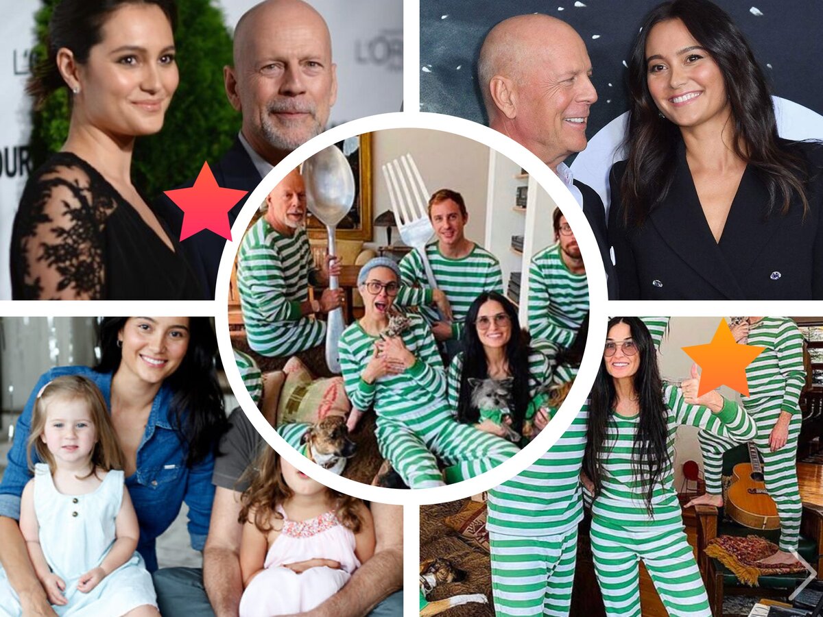 Брюс с бывшей сейчас на карантине, а нынешняя шлет им поцелуи 😘 