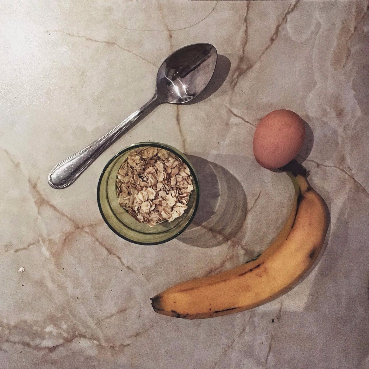 Ингредиенты моего обычного завтрака