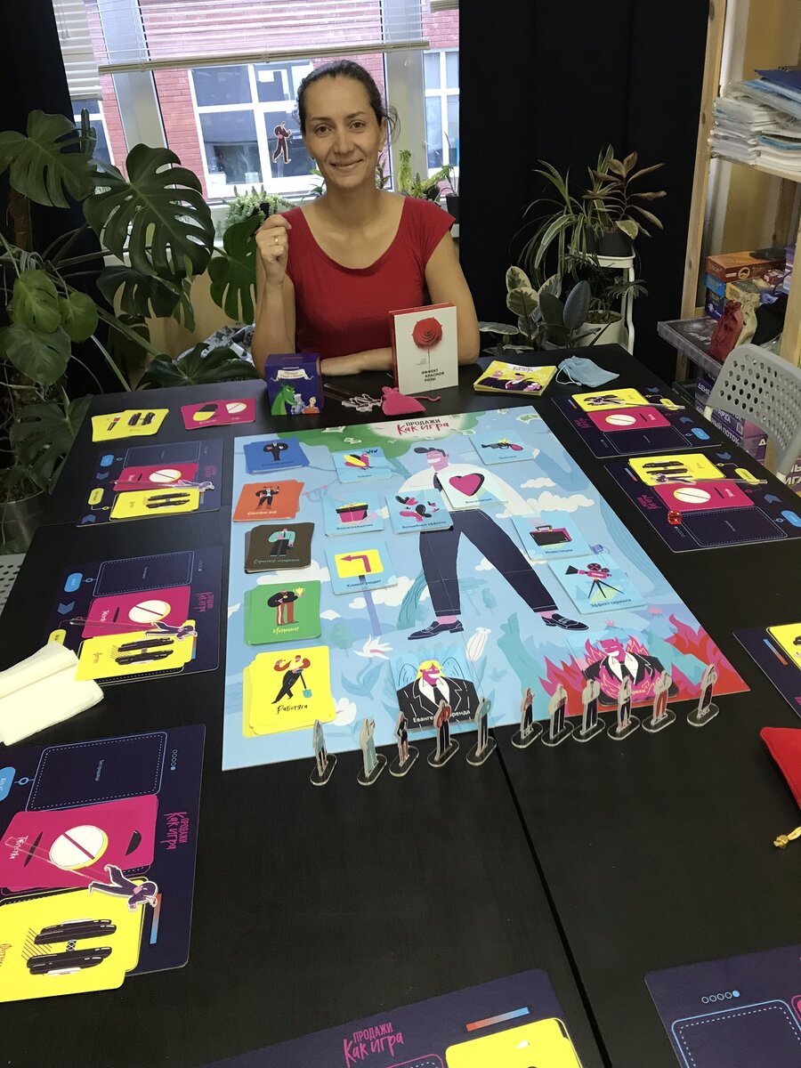 На фото - игра ПРОДАЖИ КАК ИГРА автора Ольги Грищенко.