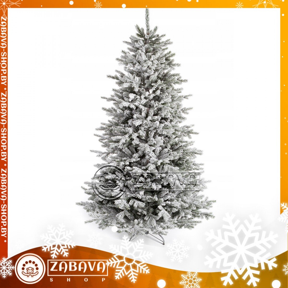 Ель искусственная Аляска Заснеженная. Источник: zabava-shop.by