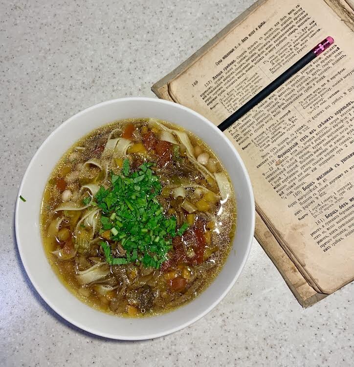 Фотография автора/ Грибная лапша с белой фасолью/КухняДилетантов