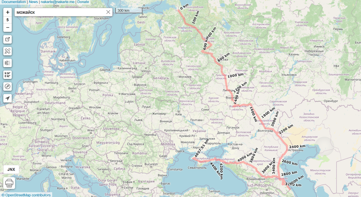 Путь туда (схематично) © Участники OpenStreetMap