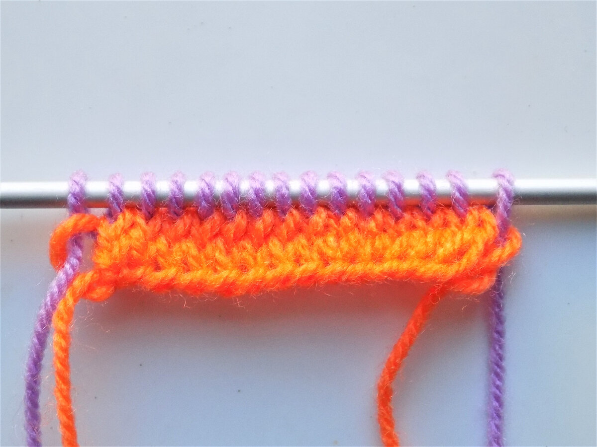 Фабричный край вязания резинкой
