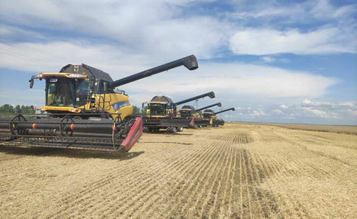    В Курской области убрали половину урожая зерновых