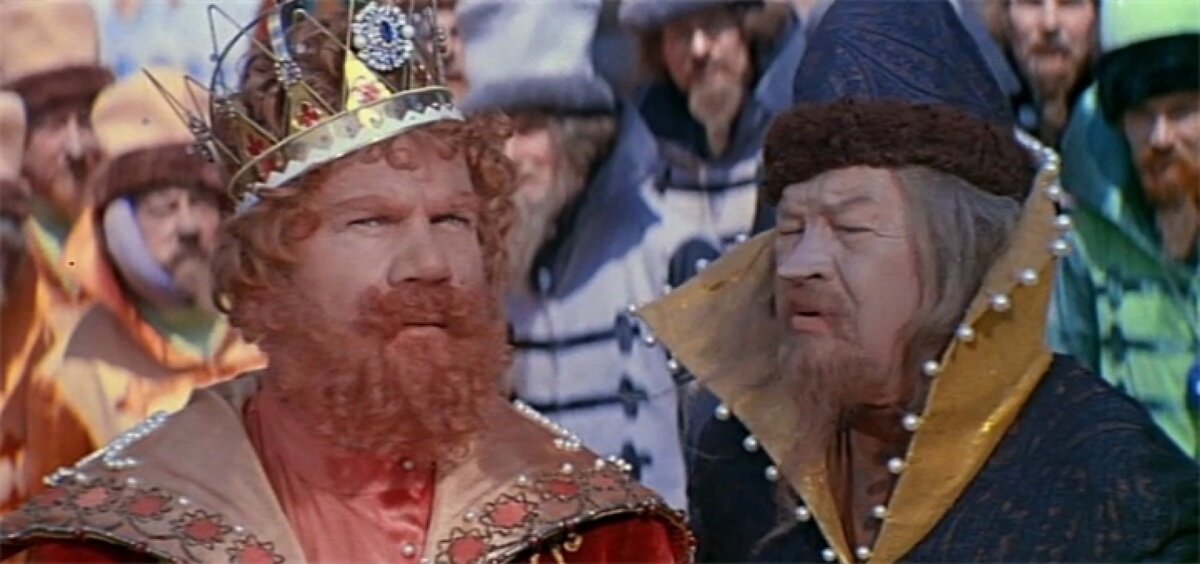 кадр из к/ф "Варвара-краса, длинная коса", 1969. Режиссер А. Роу