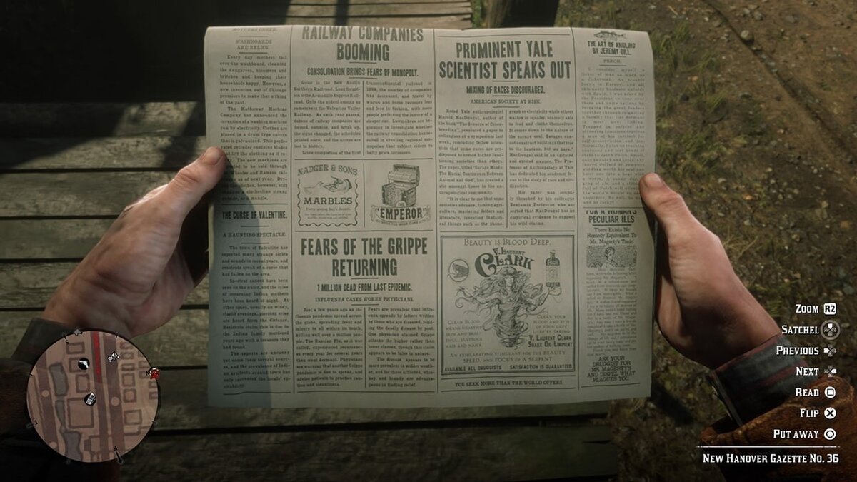 Секреты игры Red Dead Redemption 2