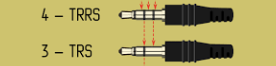 4 - четырехканальный джек(который нужен) 3 - трехканальный (который и так у меня был)