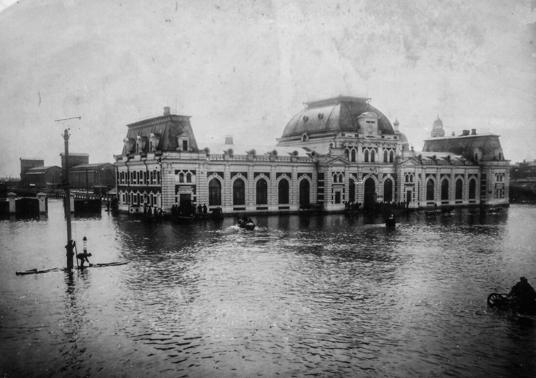 Затопленный Павелецкий вокзал