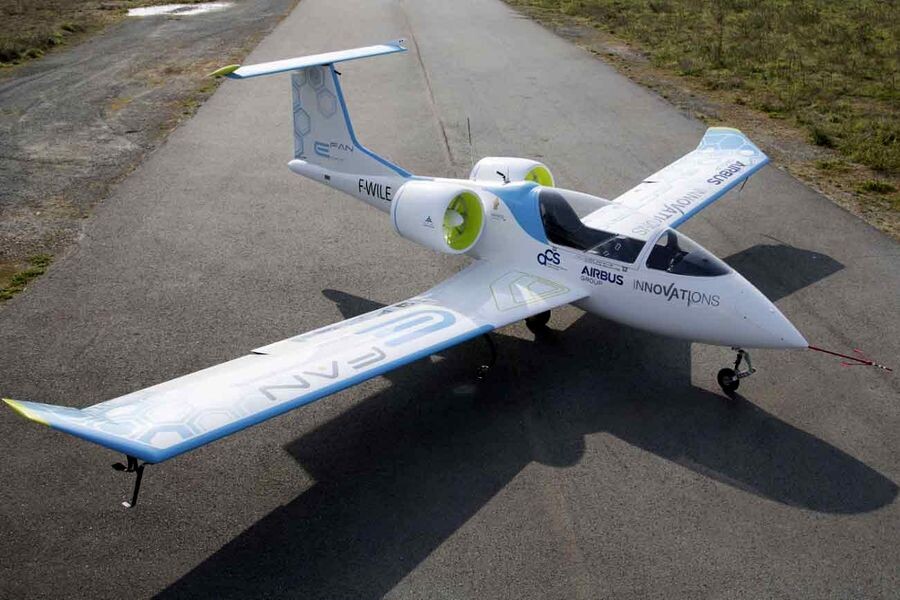 Airbus E-Fan: опытный образец, выпущенный в 2017 году