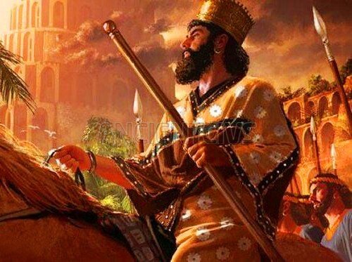 Персидский царь Кир II. Рисунок из сети