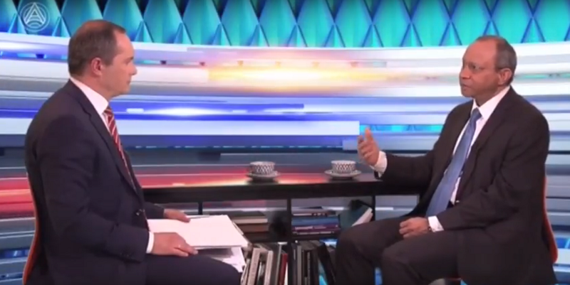 
Николай Яковлев (руководитель пресс-центра ТАСС), Панкадж Саран (Посол Индии в России). Фото: "Большая Азия"
