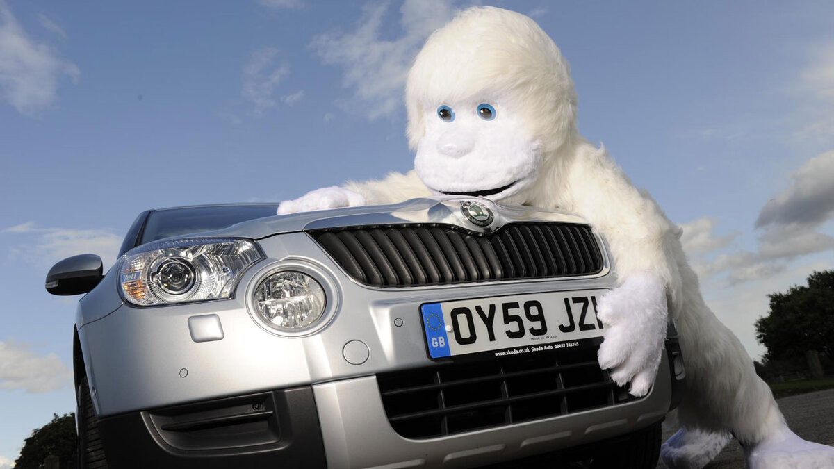 Yeti Skoda снежный человек