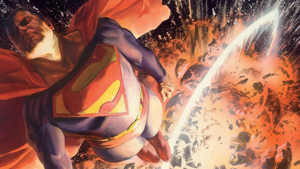 Супермен (Superman) его настоящее имя Кал-Эл, но более известен по имени Кларк Кент - супергерой комиксов, которые выпускаются компанией DC Comics. Он считается иконой американской культуры. Придуманный писателем Джерри Сигелом и художником Джо Шустером и проданный компании Detective Comics (позднее DC Comics), персонаж впервые появился на страницах Action Comics #1 (июнь 1938-го), а впоследствии появлялся в различных радиопередачах, телевизионных программах, фильмах, на газетных полосах и в видеоиграх. Своим успехом Супермен помог создать жанр супергероя и занял первенство среди американских комиксов. Внешний вид персонажа является отличительным: красный, синий и жёлтый цвета костюма, в комплекте с плащом и эмблемой в виде треугольного щита с буквой «S» в центре. В настоящее время эта эмблема используется в различных медиа-отраслях как символ персонажа. 

