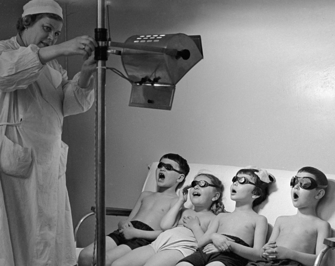 Кварцевание в детском саду. 