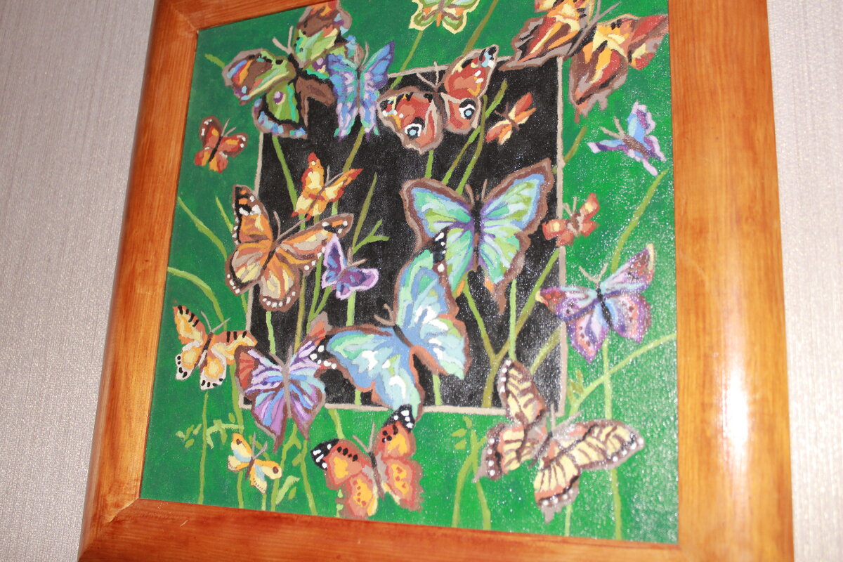 Моя картина, рисованная по номерам. Спасибо за лайк!