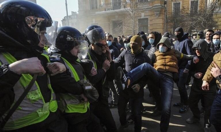 Беспорядки в Киеве