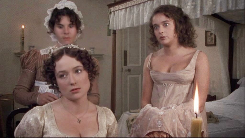 Кадр из мини-сериала "Гордость и предубеждение", 1995