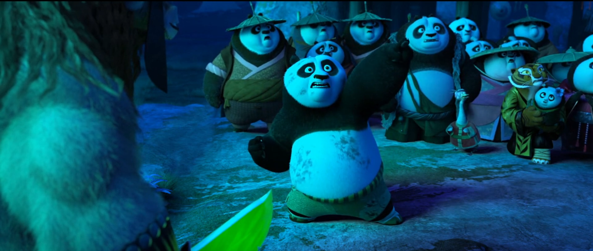 По отвлекает Кая, обращая его взгляд на что-то в далеке