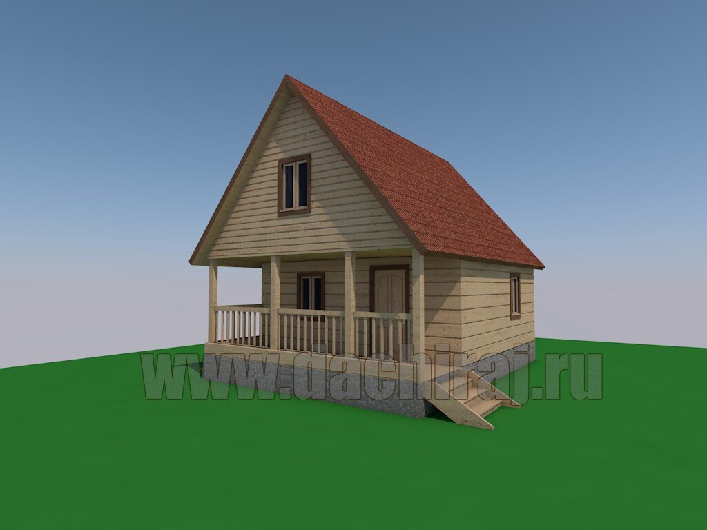 проект дома 6х6м