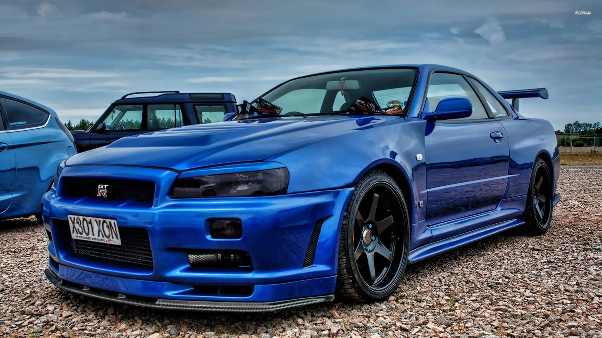 Nissan Skyline GTR r34 Тайлера Моргана